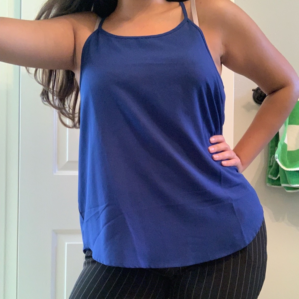 Blue Razorback Tank
